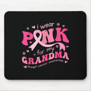 Mousepad Vestir Rosa Para A Minha Avó, Apoio ao cancer de m
