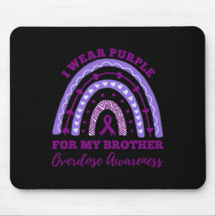 Mousepad Vestir Roxo Para Minha Chuva De Consciência Da Sob