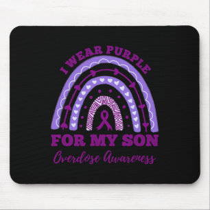 Mousepad Vestir Roxo Para O Meu Filho, Sensibilização Para 