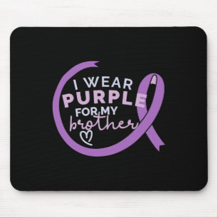 Mousepad Vestir Roxo Para O Meu Irmão Alzheimerheimer Aware