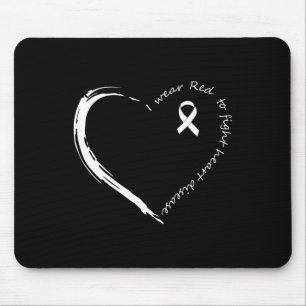 Mousepad Vestir Vermelho Para Combater A Consciência Da Doe