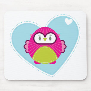 Mousepad VESTUÁRIO: coruja - galinha