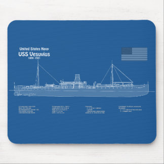 Mousepad Vesúvio USS - ABD Planos de Impressão de Plano de