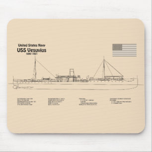 Mousepad Vesúvio USS - Planos de Impressão de Plano de Entr