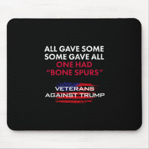 Mousepad Veteranos Anti-trump Fugitivo do Projeto Esporões