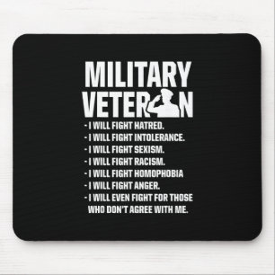 Mousepad Veteranos Militares Contra Trump Luta Eleição EUA