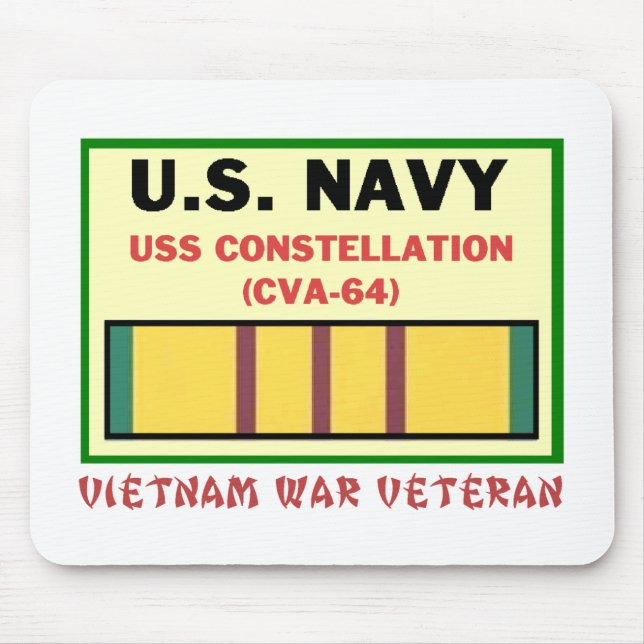 MOUSEPAD VETERINÁRIO DA GUERRA DO VIETNAME DA CONSTELAÇÃO (Frente)