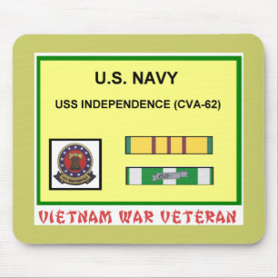 MOUSEPAD VETERINÁRIO DA GUERRA DO VIETNAME DA INDEPENDÊNC