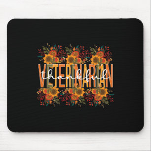 Mousepad Veterinário Dia de Ação de Graças Médico Veterinár