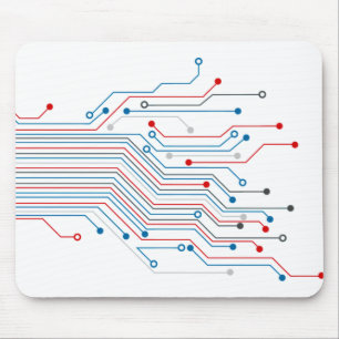 Mousepad vetor de fundo do circuito