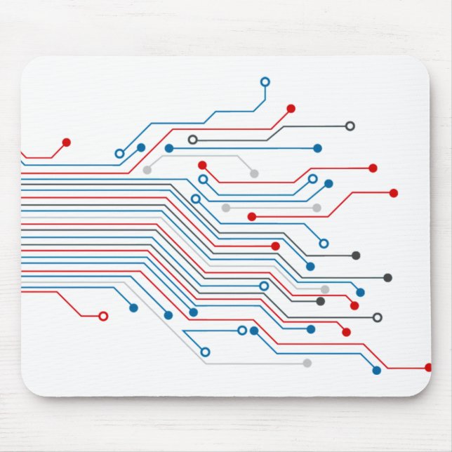 Mousepad vetor de fundo do circuito (Frente)