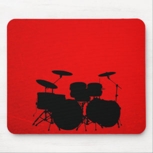 Mousepad Vetor do cilindro vermelho