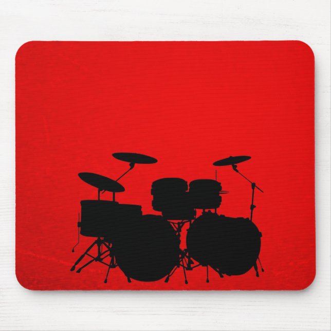 Mousepad Vetor do cilindro vermelho (Frente)