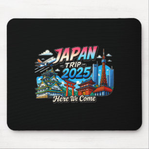 Mousepad Viagem ao Japão 2025 Aqui Vamos Nós Equipe de Viag