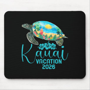 Mousepad Viagem ao Kauai Havaí 2026 Férias de Verão com Tar