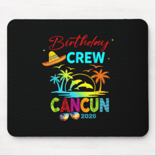 Mousepad Viagem de aniversário do México Cancun Boy 2026 Ma