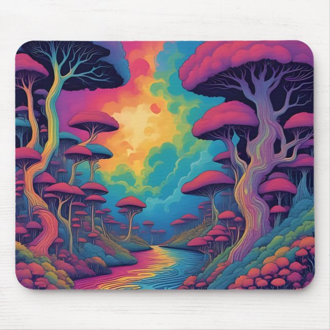 Mousepad Viagem de Cogumelo (Frente)