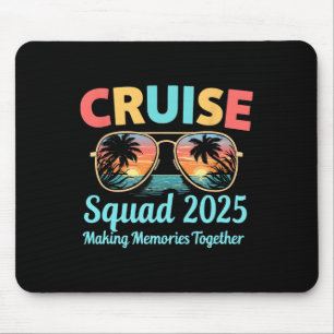 Mousepad Viagem de Férias da Família Cruise Squad 2025 Memo