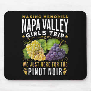 Mousepad Viagem de Garotas do Vale de Napa pelo Tour da Vin