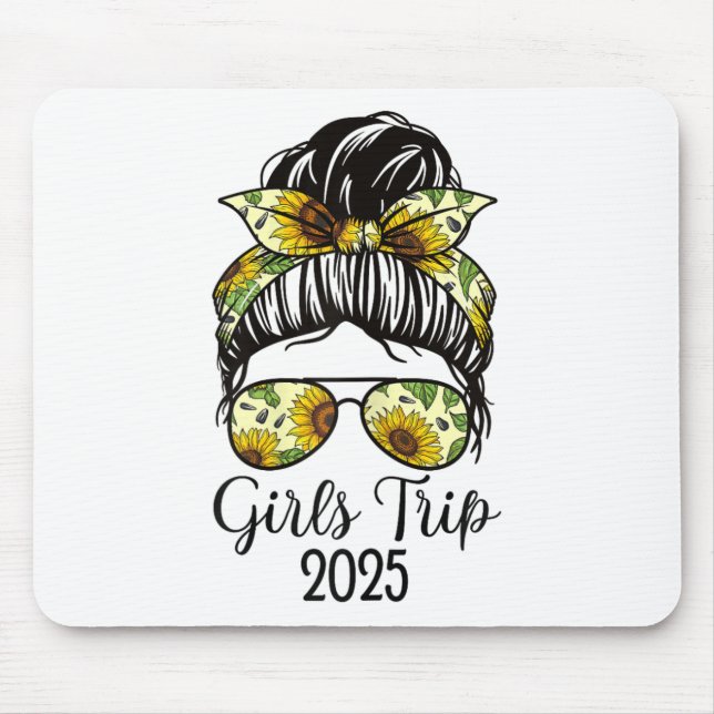 Mousepad Viagem de Meninas 2025 Fim de Semana 2025 Viagem d (Frente)
