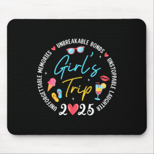 Mousepad Viagem de Meninas 2025 Memórias Meninas Amigas Via