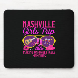 Mousepad Viagem de Meninas a Nashville 2026 Criando Memória