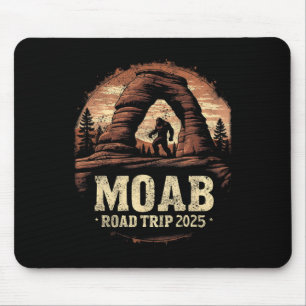 Mousepad Viagem do Moab Bigfoot Vintage Viagem de Carro por