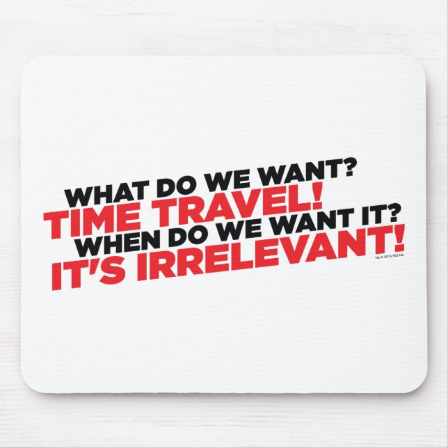 Mousepad Viagem do tempo (Frente)