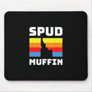Mousepad Viagem Legal de Retro Idaho Férias Batatas Espeto