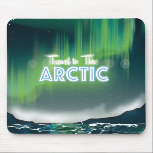Mousepad Viagem para a Arte do Poster de viagens Ártico