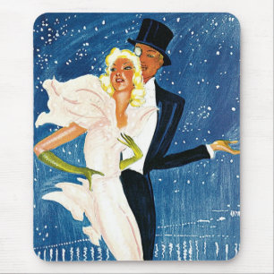 Mousepad Viagem Vintage, Amor Romance Inverno em Monte Carl