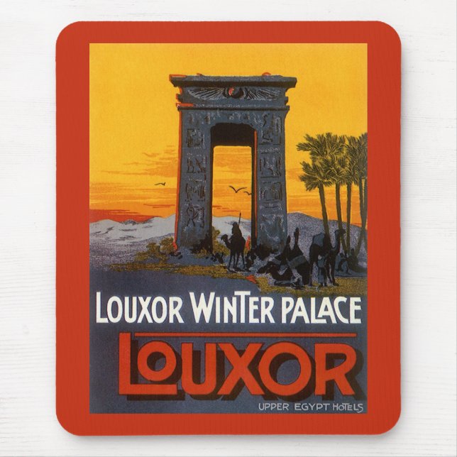 Mousepad Viagens Antigas, Louxor Winter Palace, Egito Áfric (Frente)