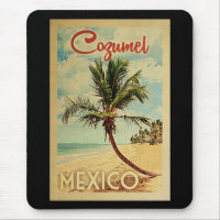 Viagens vintage da Árvore Palm Cozumel