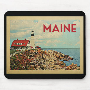 Mousepad Viagens vintage de Maine