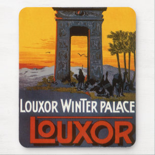 Mousepad Viagens vintage, Louxor Winter Palace, Egito Áfric