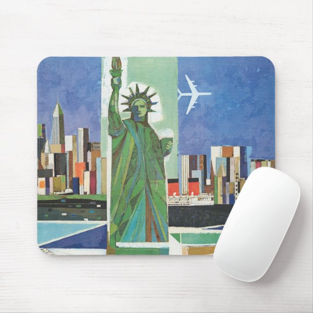 Mousepad Viagens vintage Para American Airlines (Com mouse)