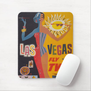Mousepad Viagens vintage Para Voar Twa Para Las Vegas