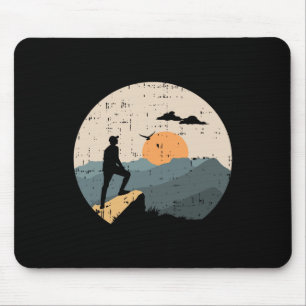 Mousepad Viajante de Montanha Caminhante de Trilha Viajante