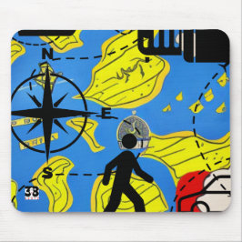 Mousepad Viajante do Mundo