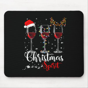 Mousepad Vias De Natal Divertidas Óculos De Natal De Natal
