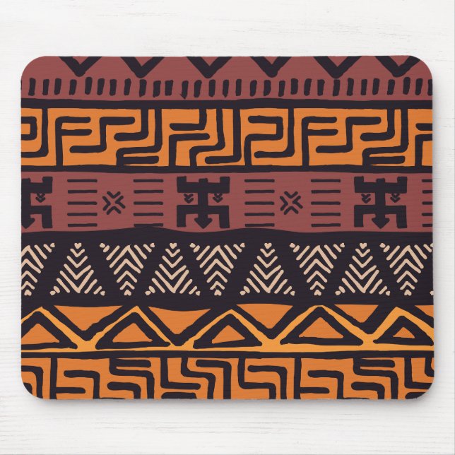 Mousepad Víblias Étnicas Africanas No Estilo Boêmico (Frente)