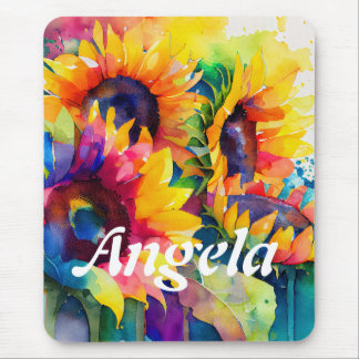 Mousepad Vibração Cores de água Cachorro
