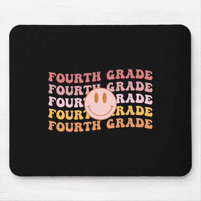 Mousepad Vibrações da 4ª Série Equipe 1º Dia de Aula Retro (Frente)