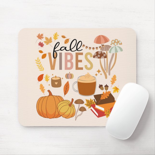 Mousepad Vibrações de Outono (Com mouse)