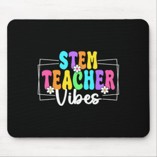 Mousepad Vibrações De Professores De Stem De Volta À Escola