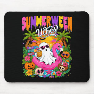 Mousepad Vibrações de Summerween Praia Fantasma Assustadora