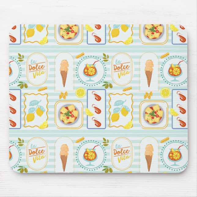 Mousepad Vibrações de Verão Mediterrâneo (Frente)