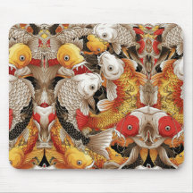 Vibrant Koi Harmony - Peixes Koi Japoneses Sem Cos