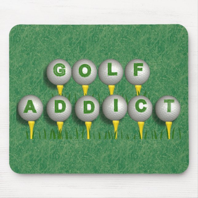 Mousepad Viciado do golfe (Frente)