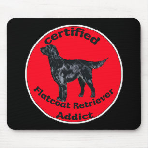 Mousepad Viciado em Flatcoat Retriever Certificado